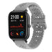 Correa de silicona estampada Xiaomi Amazfit GTS (gris)