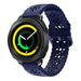 Samsung Gear Sport Silicone Strap Patterned (Dark Blue)