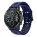 Correa de silicona estampada Honor Magic Watch 2 42mm (azul oscuro)