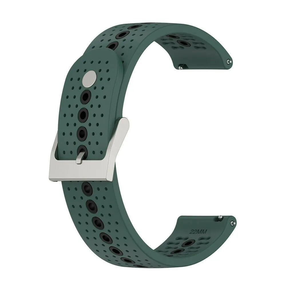 Correa silicona Suunto Race (S) (verde/negra)