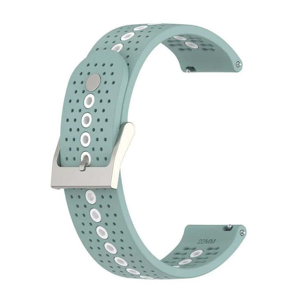 Correa silicona Suunto Race (S) (verde-gris/blanca)