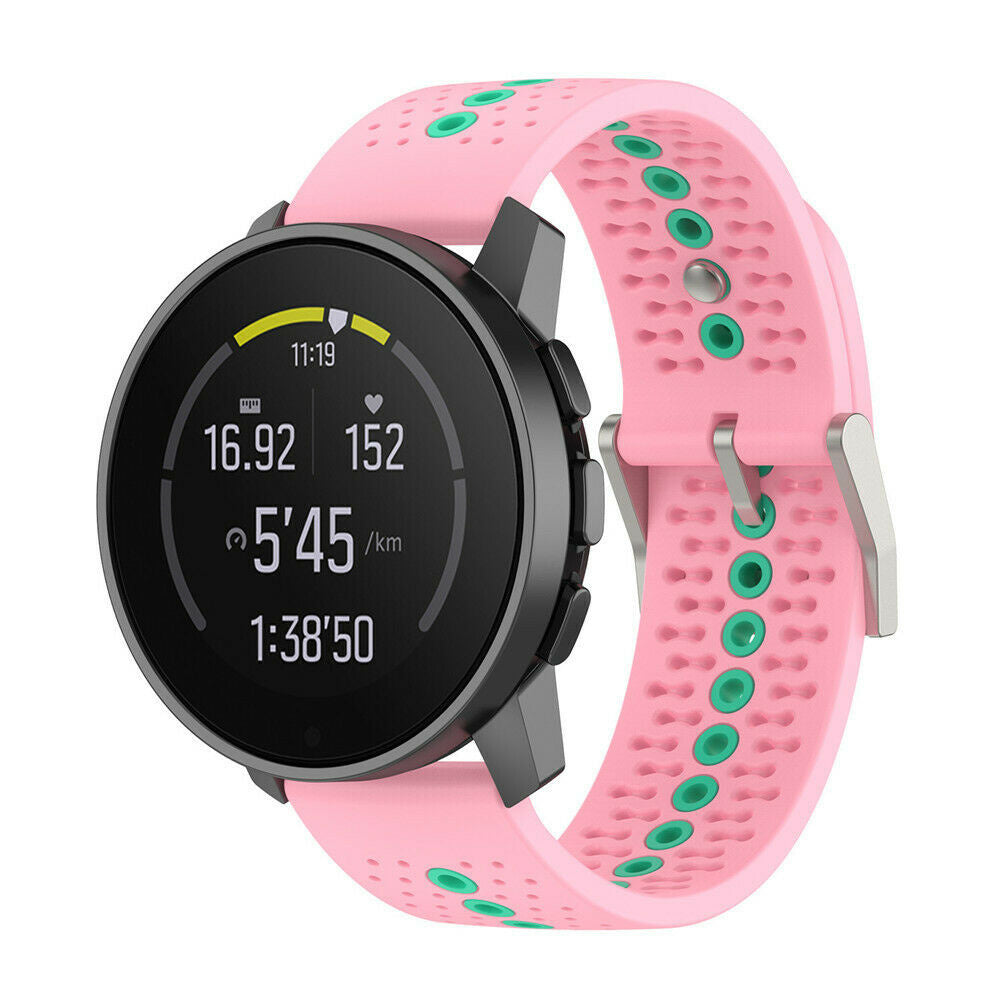 Suunto Race 2 Silicone Strap (Pink/Aqua)