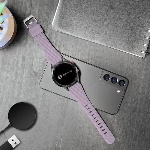 Correa silicona sarga Amazfit Bip 5 (lila)