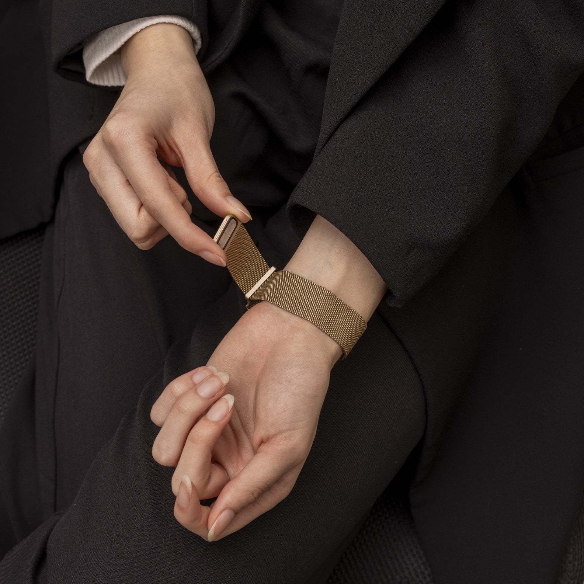 Correa milanesa Apple Watch (oro retro)