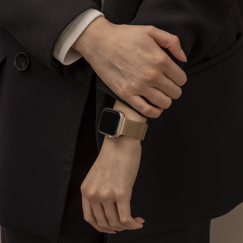 Correa milanesa Apple Watch (oro retro)