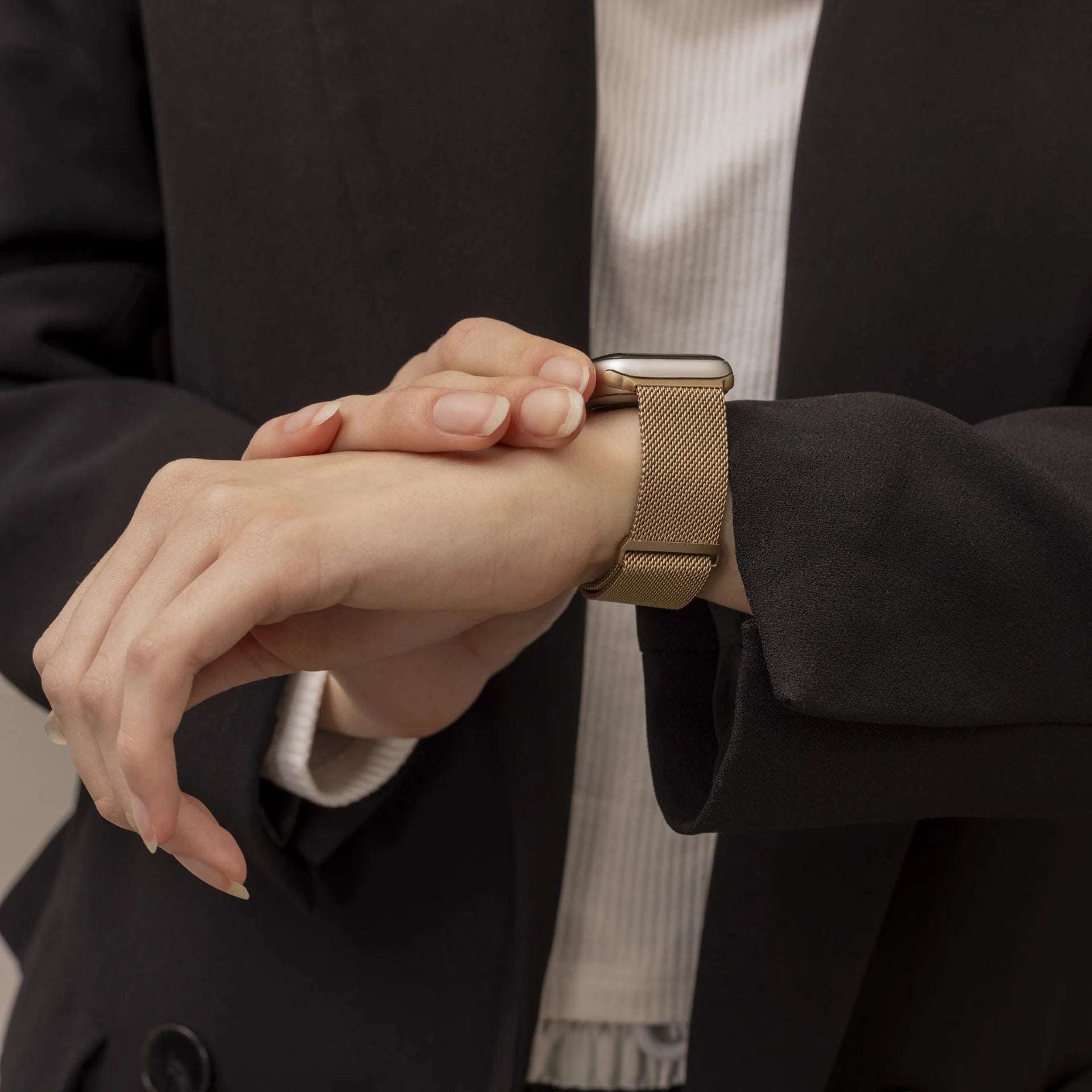 Correa milanesa Apple Watch (oro retro)