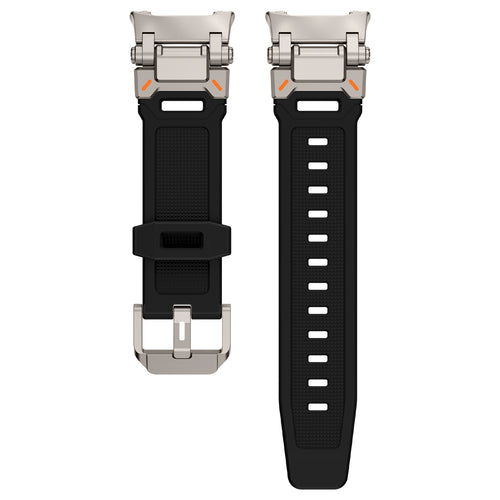 Correa silicona 'Explorer' Samsung Galaxy Watch 8 44mm (negro con titanio)