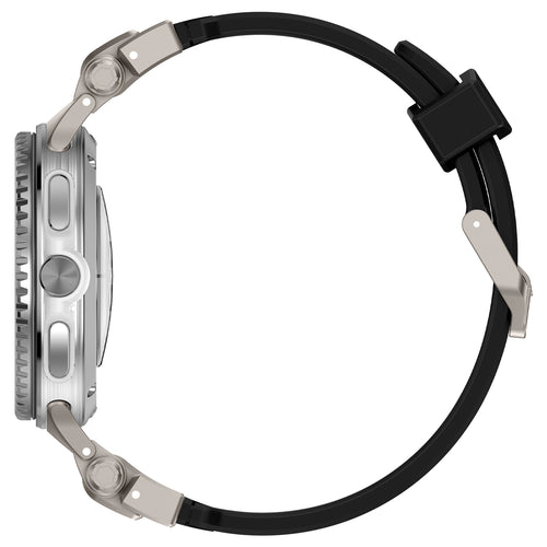 Correa silicona 'Explorer' Samsung Galaxy Watch 8 44mm (negro con titanio)