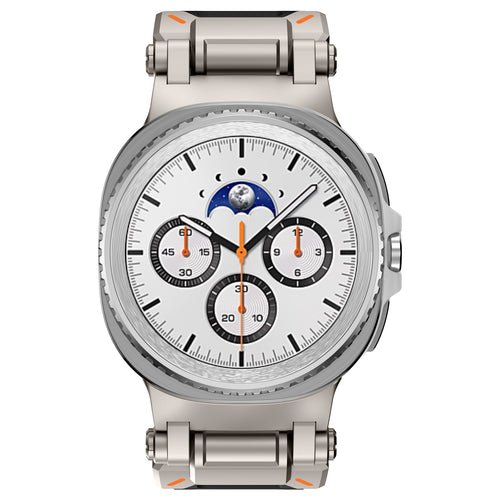 Correa silicona 'Explorer' Samsung Galaxy Watch 8 44mm (negro con titanio)