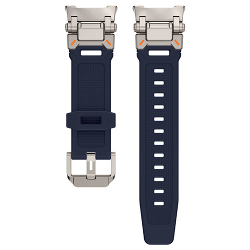 Correa silicona 'Explorer' Samsung Galaxy Watch 8 Classic azul con titanio)