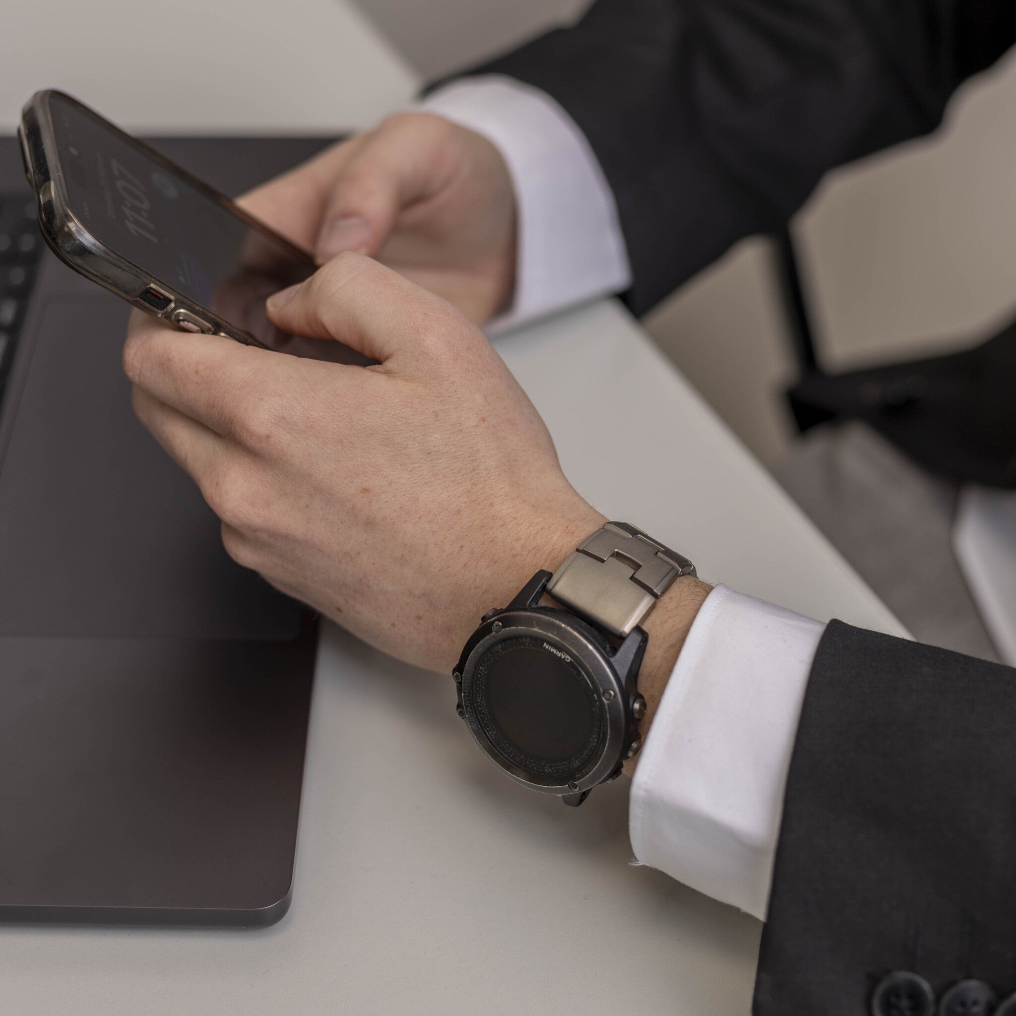 Correa titanio Garmin Fenix 8 Pro - 51mm (titanio)