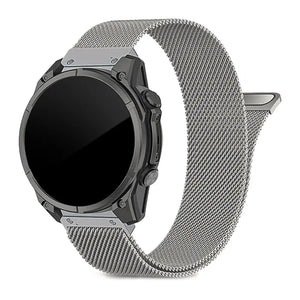 Garmin Fenix E Premium Milanese Strap (Titanium)