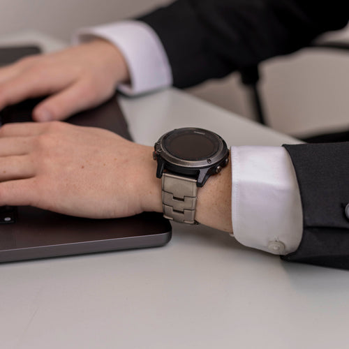 Correa titanio Garmin Epix Pro (Gen 2) 51mm (plata)