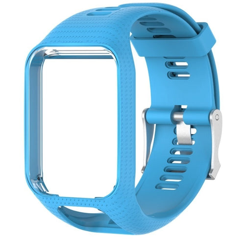 tomtom-runner-3-armband-silikon-blau
