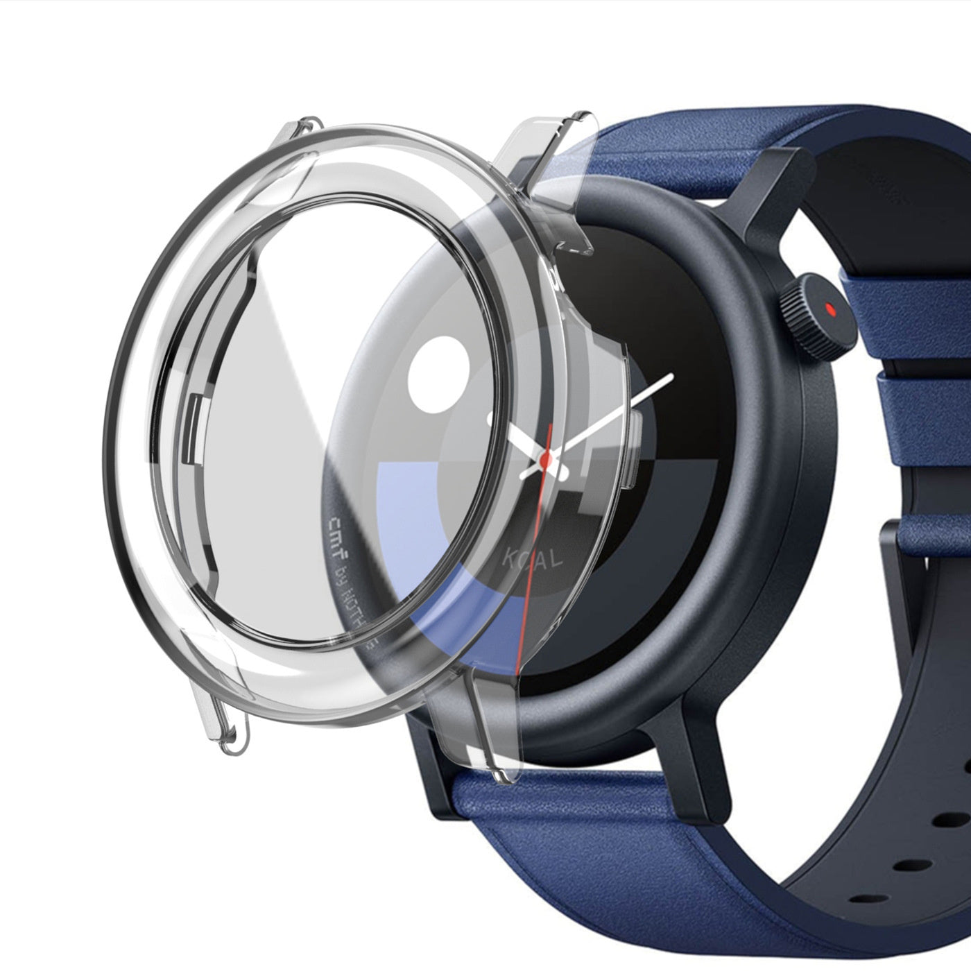 Funda resistente con vidrio CMF Watch Pro 2 (transparente)