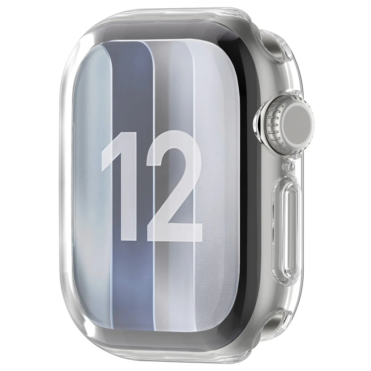 Funda TPU integral Apple Watch 12 - 46mm (transparente)