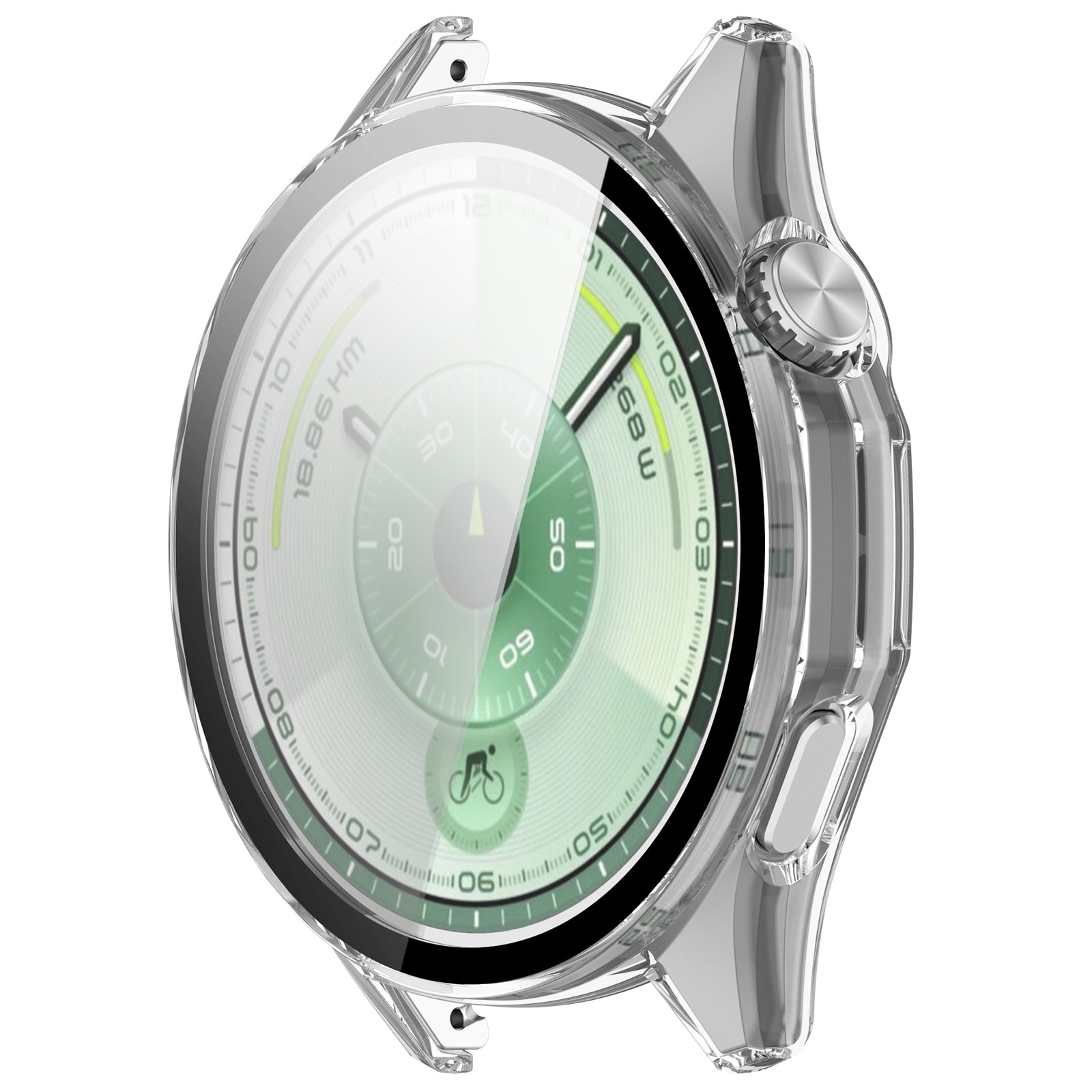Funda con vidrio PC Huawei Watch GT 6 - 46mm (transparente)