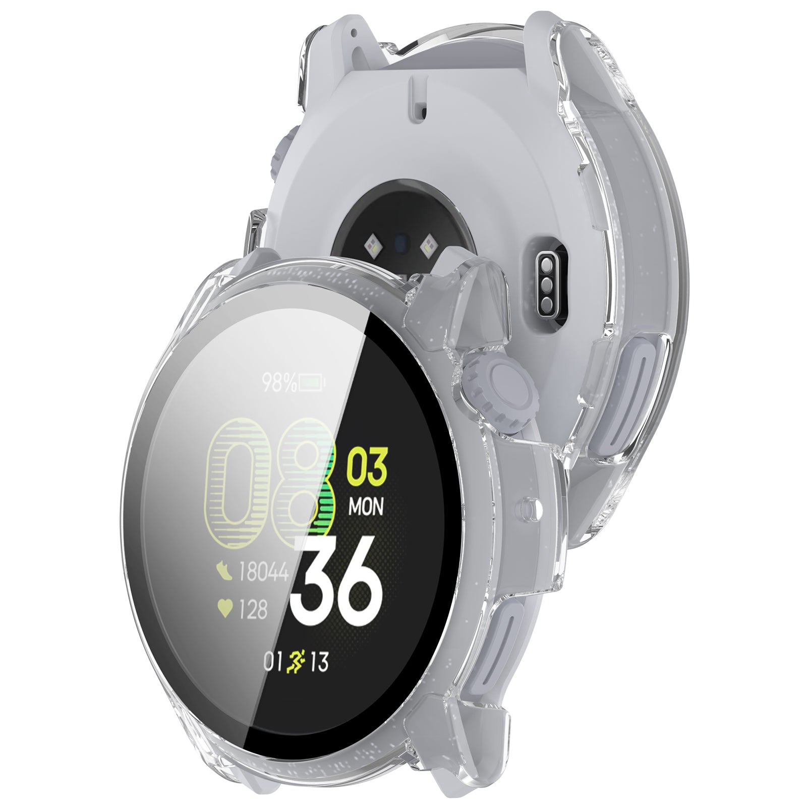 Funda PC con cristal Coros Pace 4 (transparente)