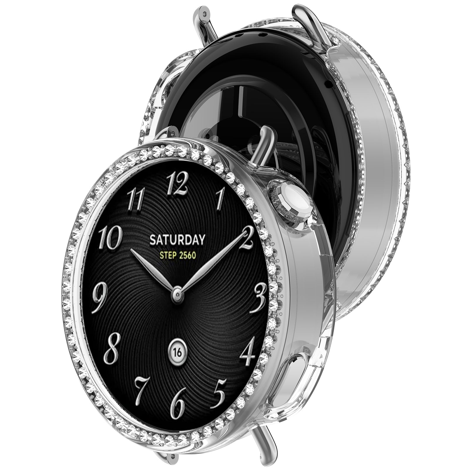 Funda rígida Diamante Xiaomi Watch S4 - 41mm (transparente)