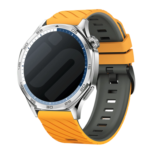Correa twill deportiva ICE Smart TKS Rectangular 1.41 (amarillo oscuro/gris)