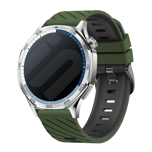Correa twill deportiva ICE Smart TKS Rectangular 1.41 (verde militar/negro)