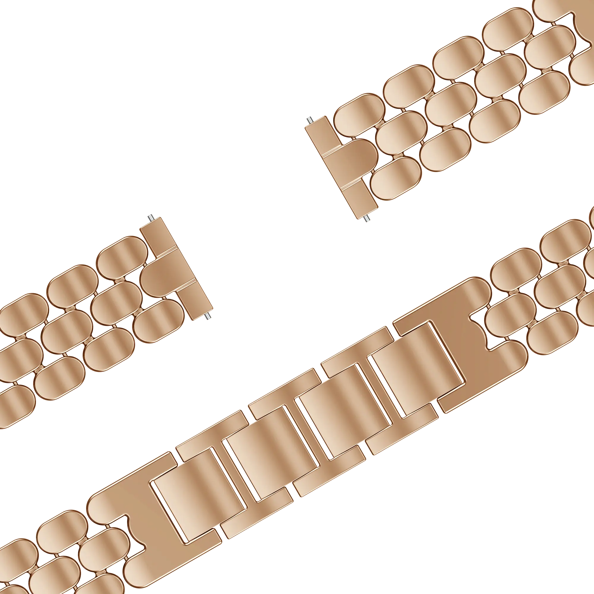 Bandz Correa acero 'Oval' Fossil Gen 5e - 42mm (oro rosado)
