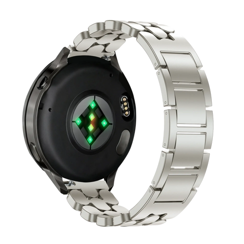 Bandz Correa acero 'Oval' Fossil Gen 5e - 42mm (blanco estrella)