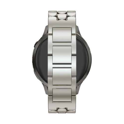 Bandz Correa acero 'Oval' Fossil Gen 5e - 42mm (blanco estrella)
