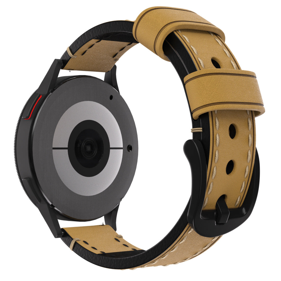 Correa cuero genuina Withings ScanWatch Light (marrón)