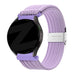 Bandz Samsung Galaxy Watch Active Woven Nylon Strap (Light Purple)
