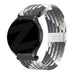 Bandz Correa nylon trenzado Samsung Galaxy Watch 4 40mm (mezcla negra)