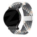 Bandz Correa nylon trenzada Garmin Vivomove Luxe (mandala negro)