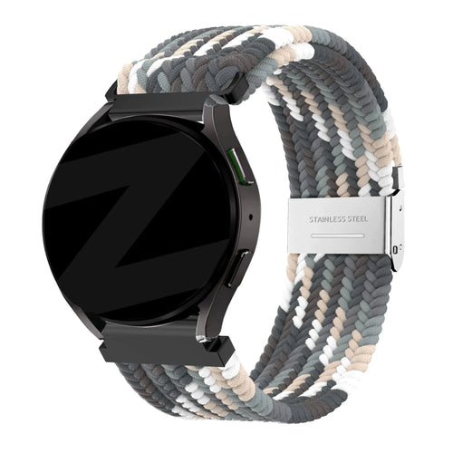Bandz Correa nylon tejida Levowatch Tiny (negro mandala)