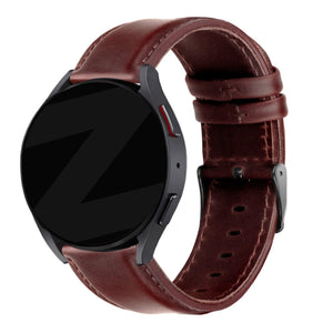 Bandz Correa cuero 'Clásico' Redmi Watch 5 Lite (marrón oscuro)