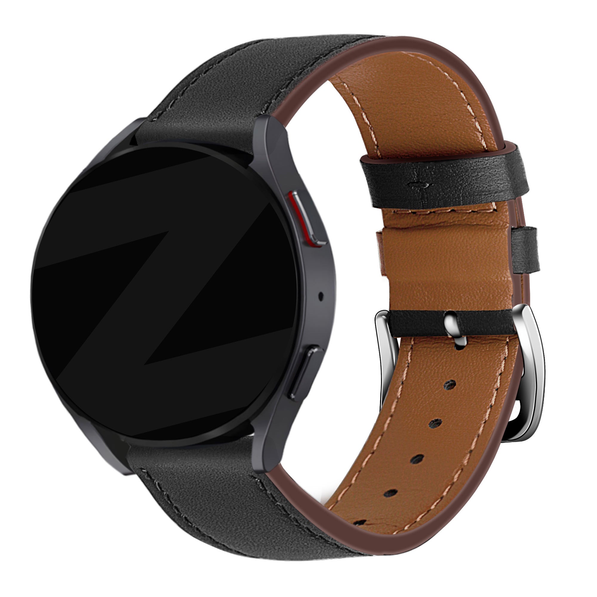 Bandz Correa cuero 'De lujo' Amazfit Bip 6 (negro)