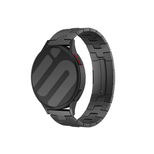 Correa titanio granulado Xiaomi Watch S4 (hebilla plana) (grafito)