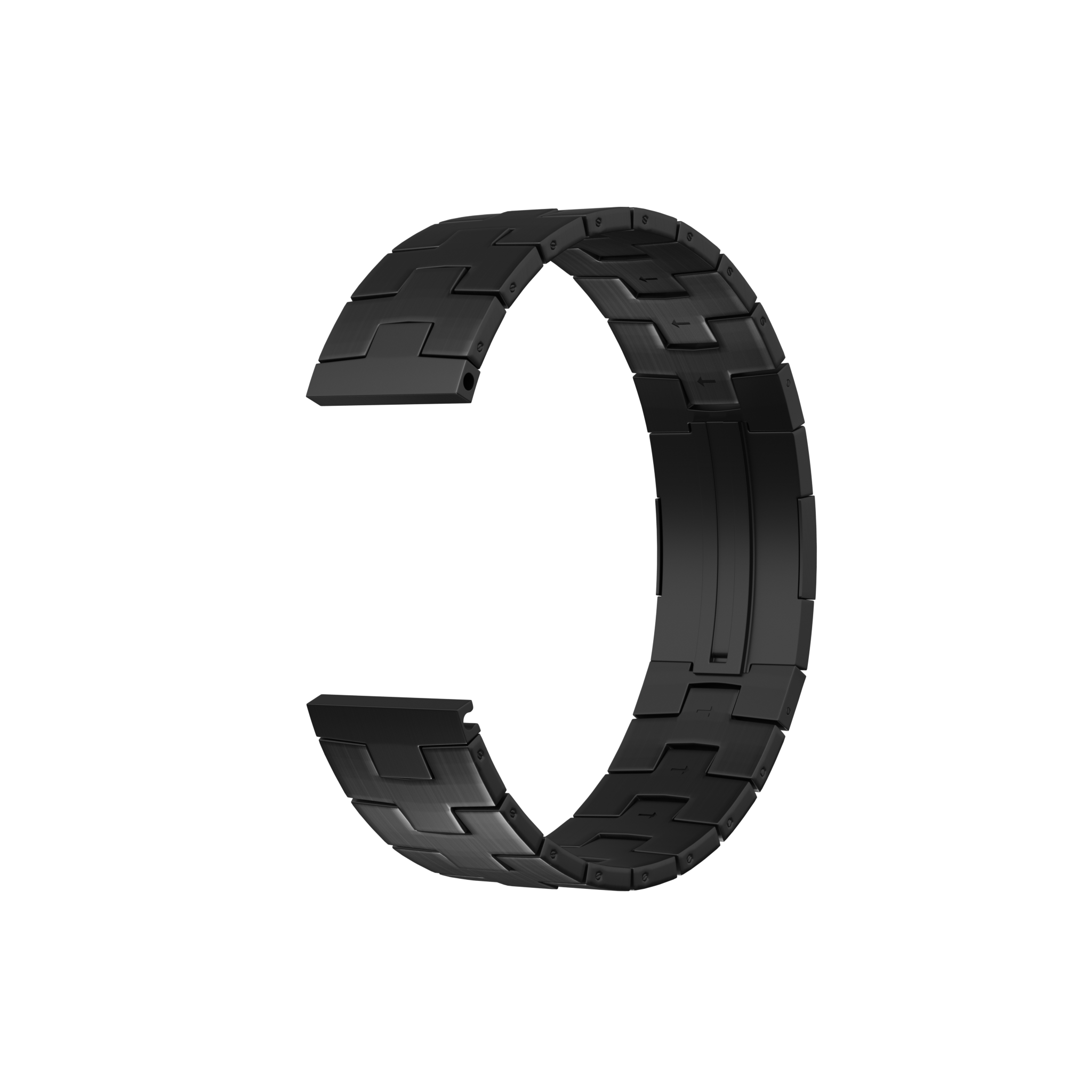 Suunto Vertical Titanium Grain Strap (Flat Buckle) (Graphite)