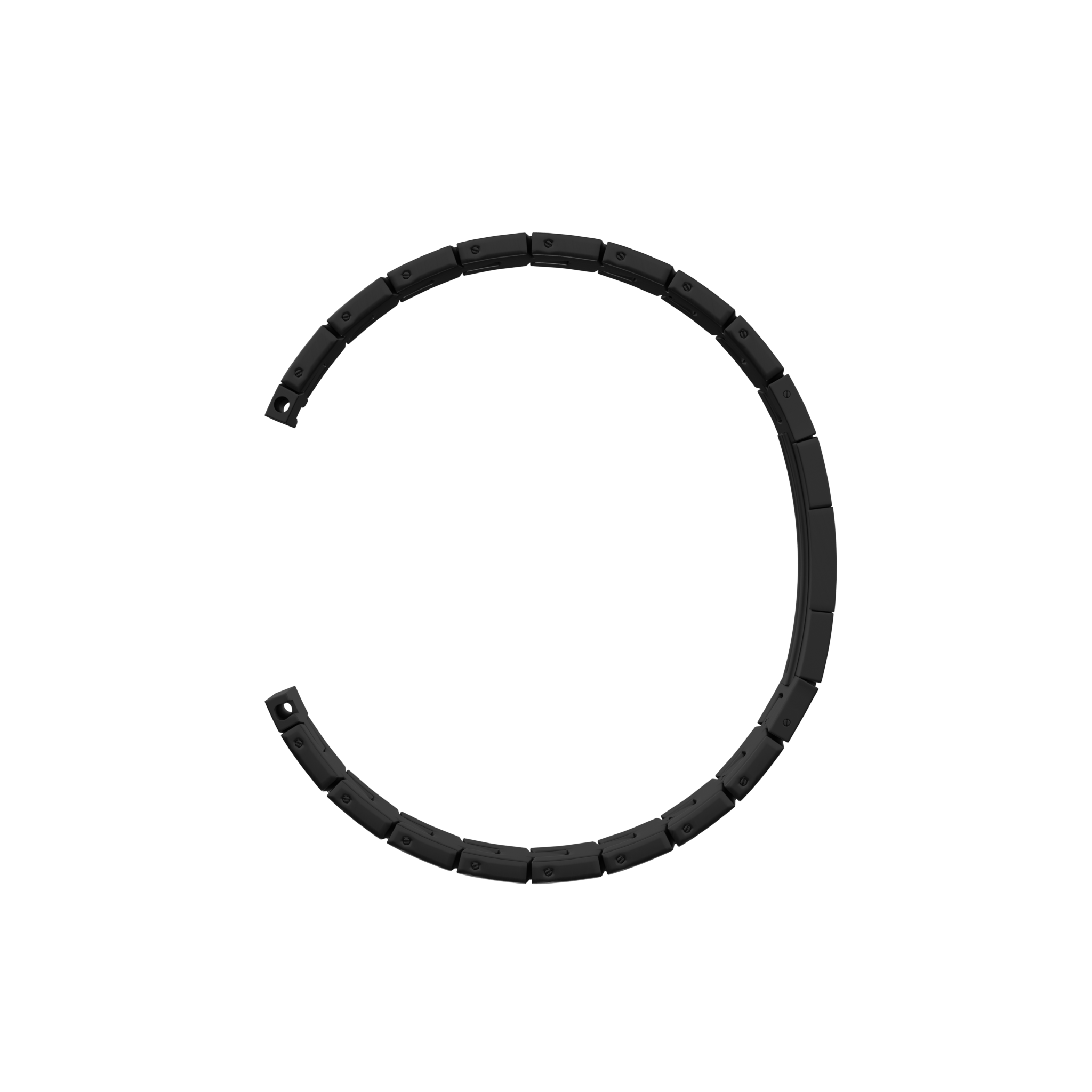 Suunto Run Titanium Grain Strap (Flat Buckle) (Graphite)