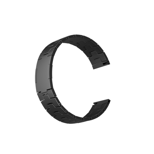 CMF Watch Pro 2 Titanium Grain Strap (Flat Buckle) (Black)