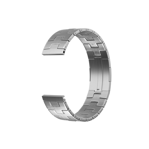 Suunto Race (S) Titanium Grain Strap (Flat Buckle) (Silver)