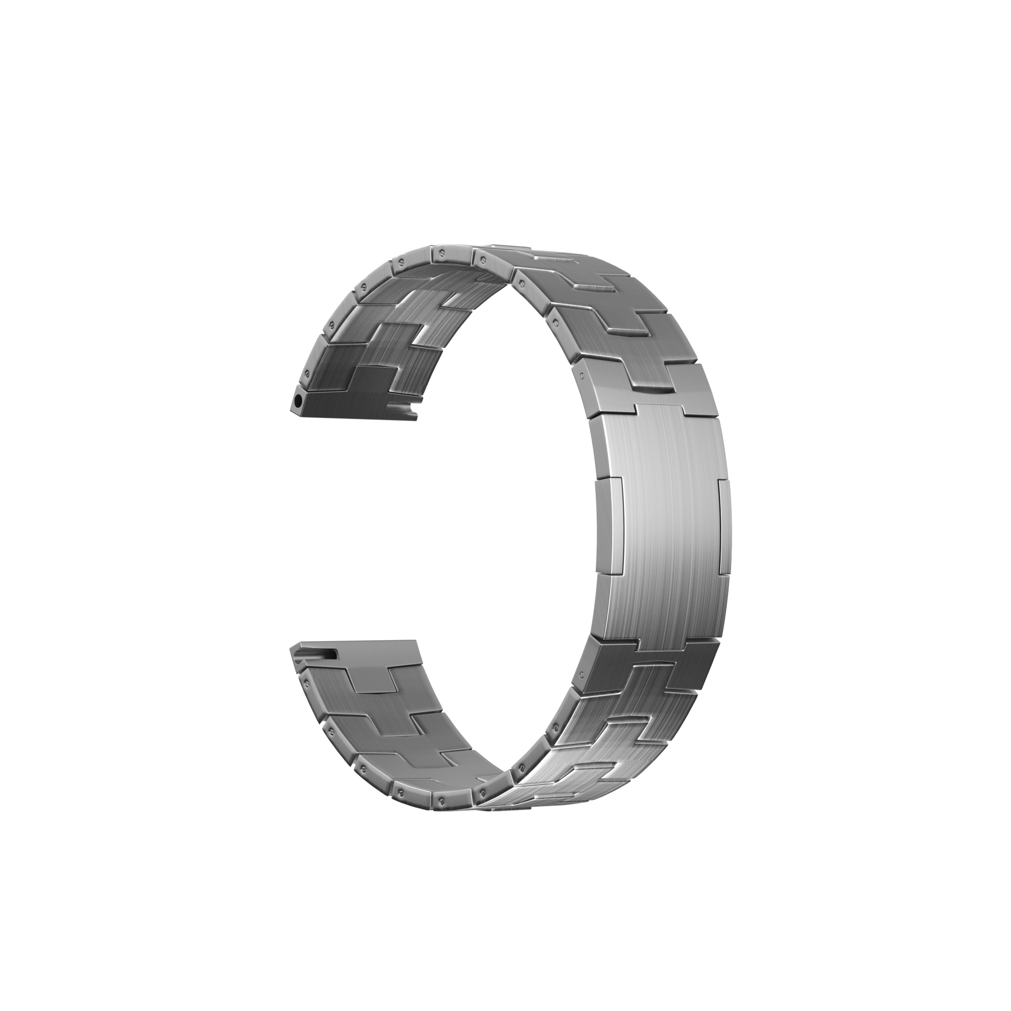 Suunto Race (S) Titanium Grain Strap (Flat Buckle) (Silver)