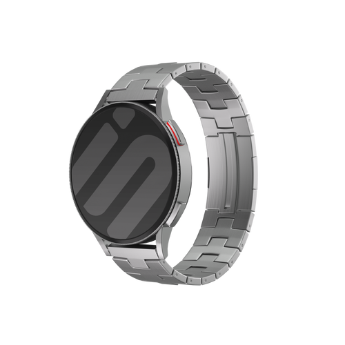 Huawei Watch GT 6 Pro - 46mm Titanium Grain Strap (Flat Buckle) (Silver)