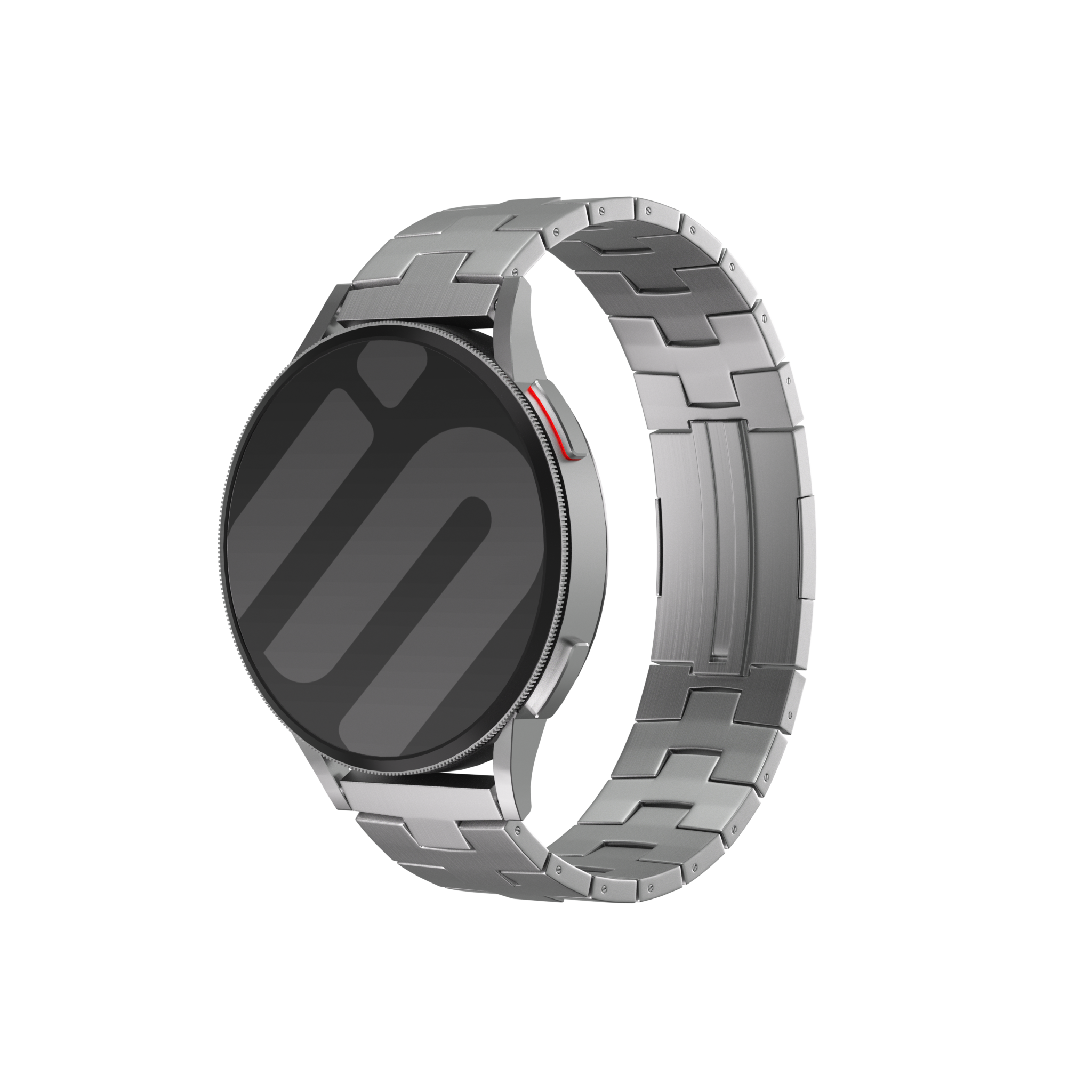 Huawei Watch GT 6 - 46mm Titanium Grain Strap (Flat Buckle) (Silver)