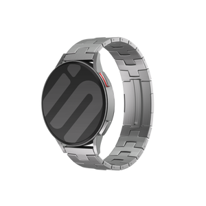 Huawei Watch GT 4 - 46mm Titanium Grain Strap (Flat Closure) (Silver)