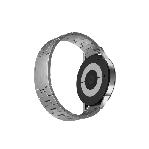 Correa titanio granulado Huawei Watch GT 5 - 46mm - cierre plano (plateado)