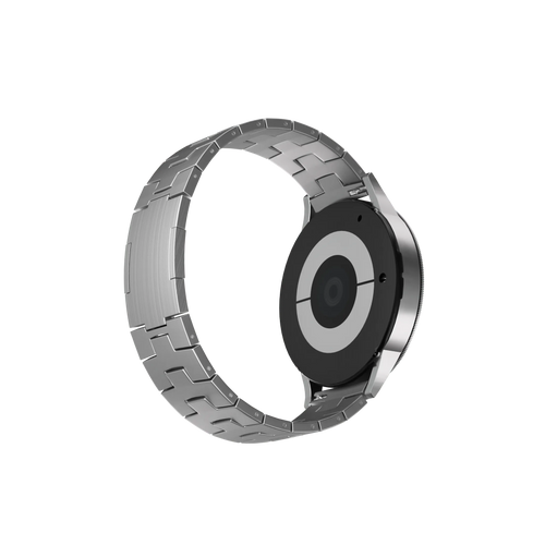 Suunto Race (S) Titanium Grain Strap (Flat Buckle) (Silver)