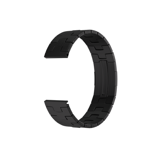 Correa titanio granulado Huawei Watch GT 5 - 46mm - cierre plano (negro)