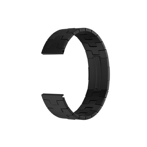 Correa titanio granulado Suunto Vertical 2 (hebilla plana) (negro)