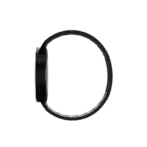 Correa titanio granulado (cierre plano) Huawei Watch Ultimate (negro)
