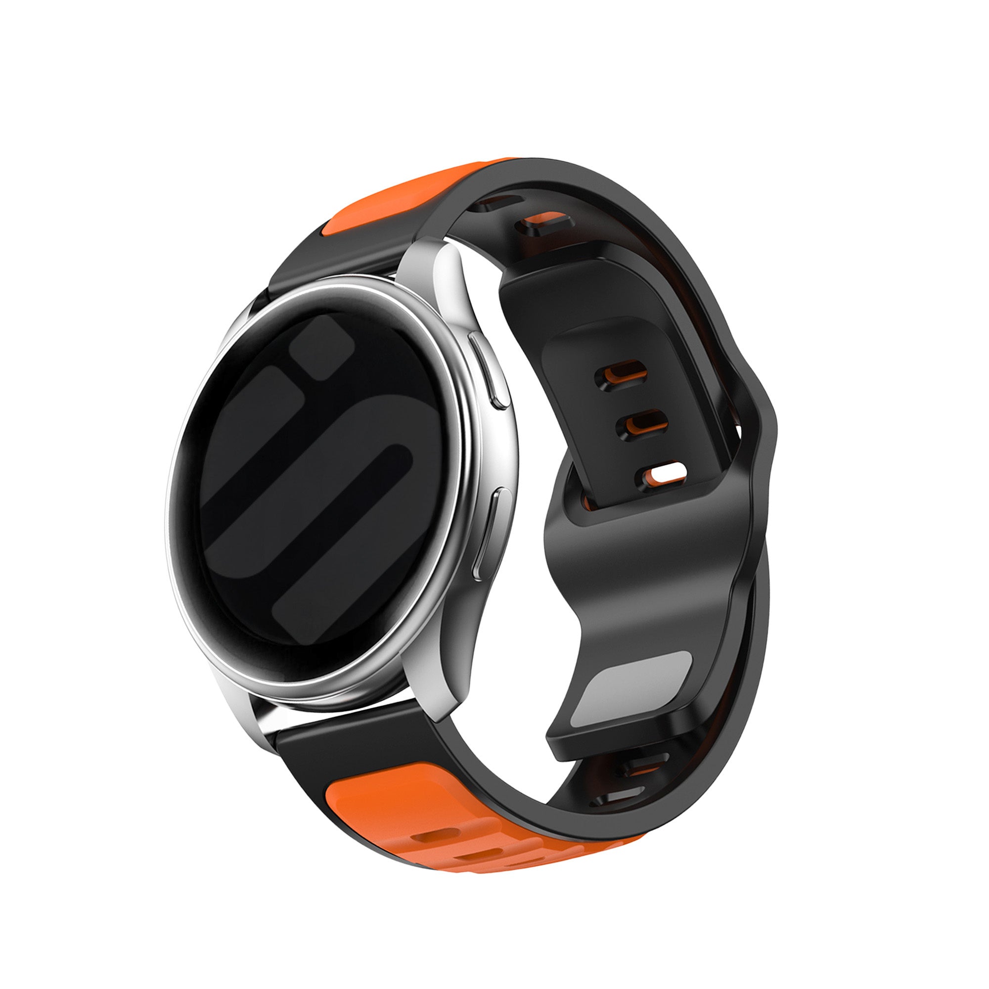 Samsung Galaxy Watch 46mm Outdoor Duo Silicone Strap (Orange/Black)
